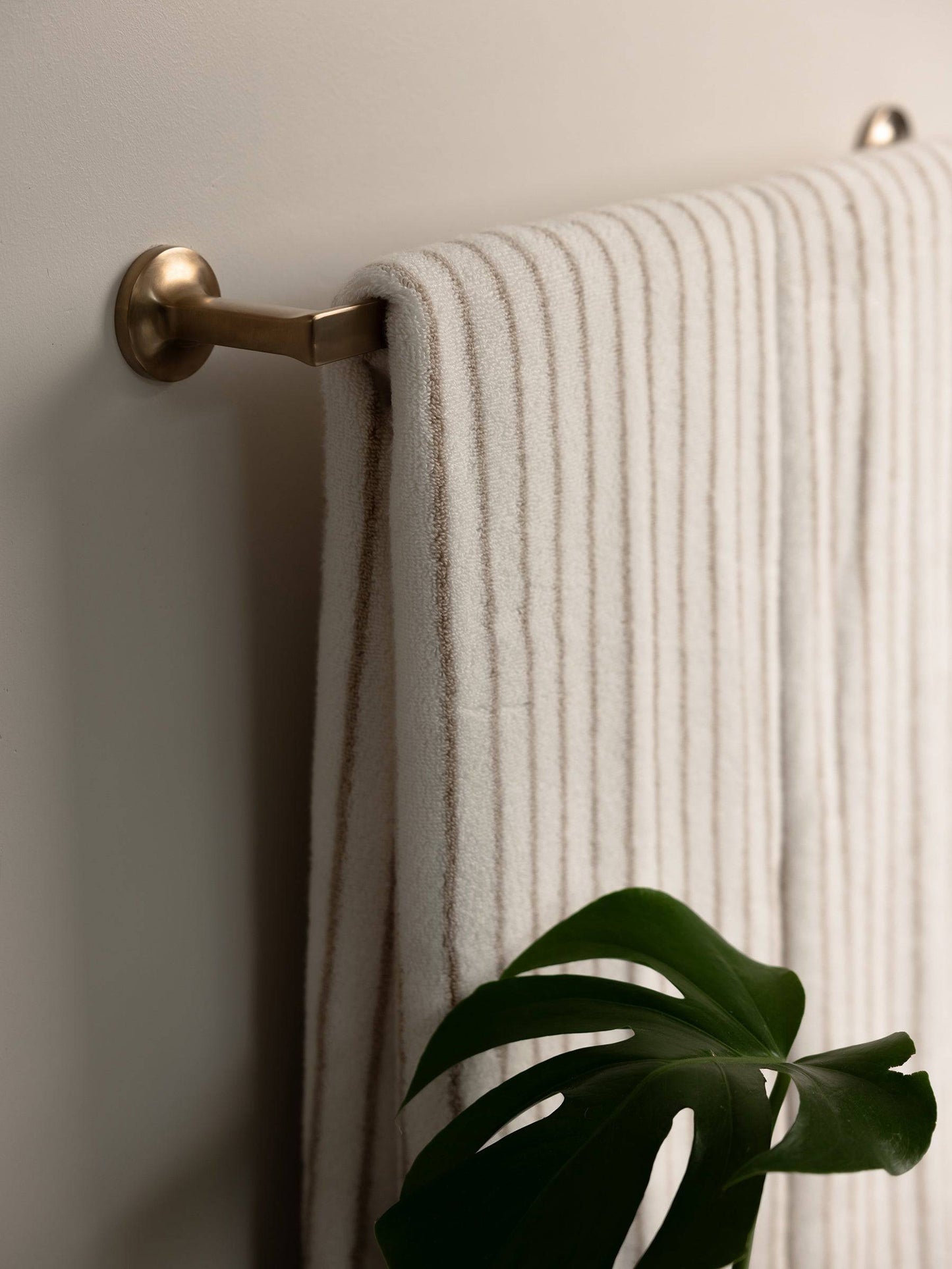 Luxe Striped Bamboo Bath Towels - Quahog Bay Bedding