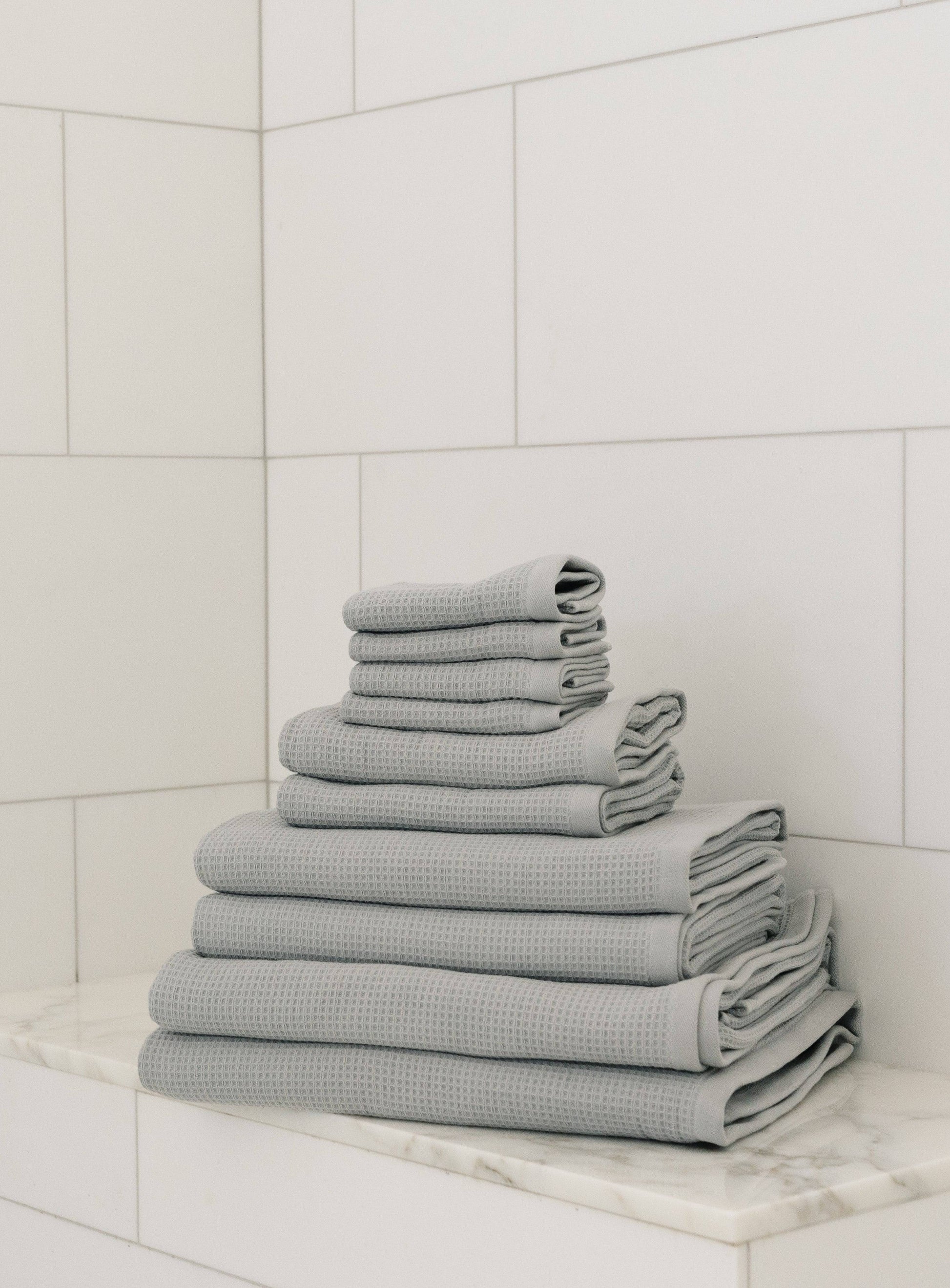 Complete Waffle Bath Towel Bundle - Quahog Bay Bedding