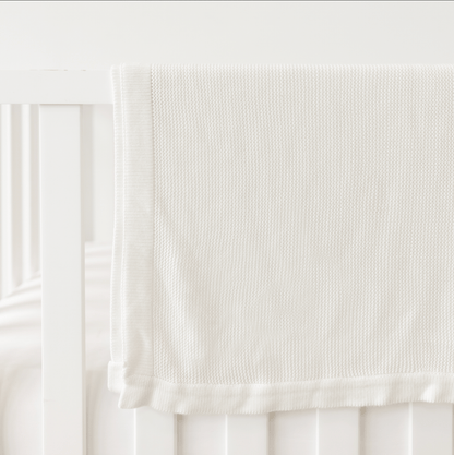 Cloud Knit Bamboo Baby Blanket - Quahog Bay Bedding