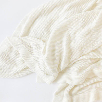 Cloud Knit Bamboo Baby Blanket - Quahog Bay Bedding