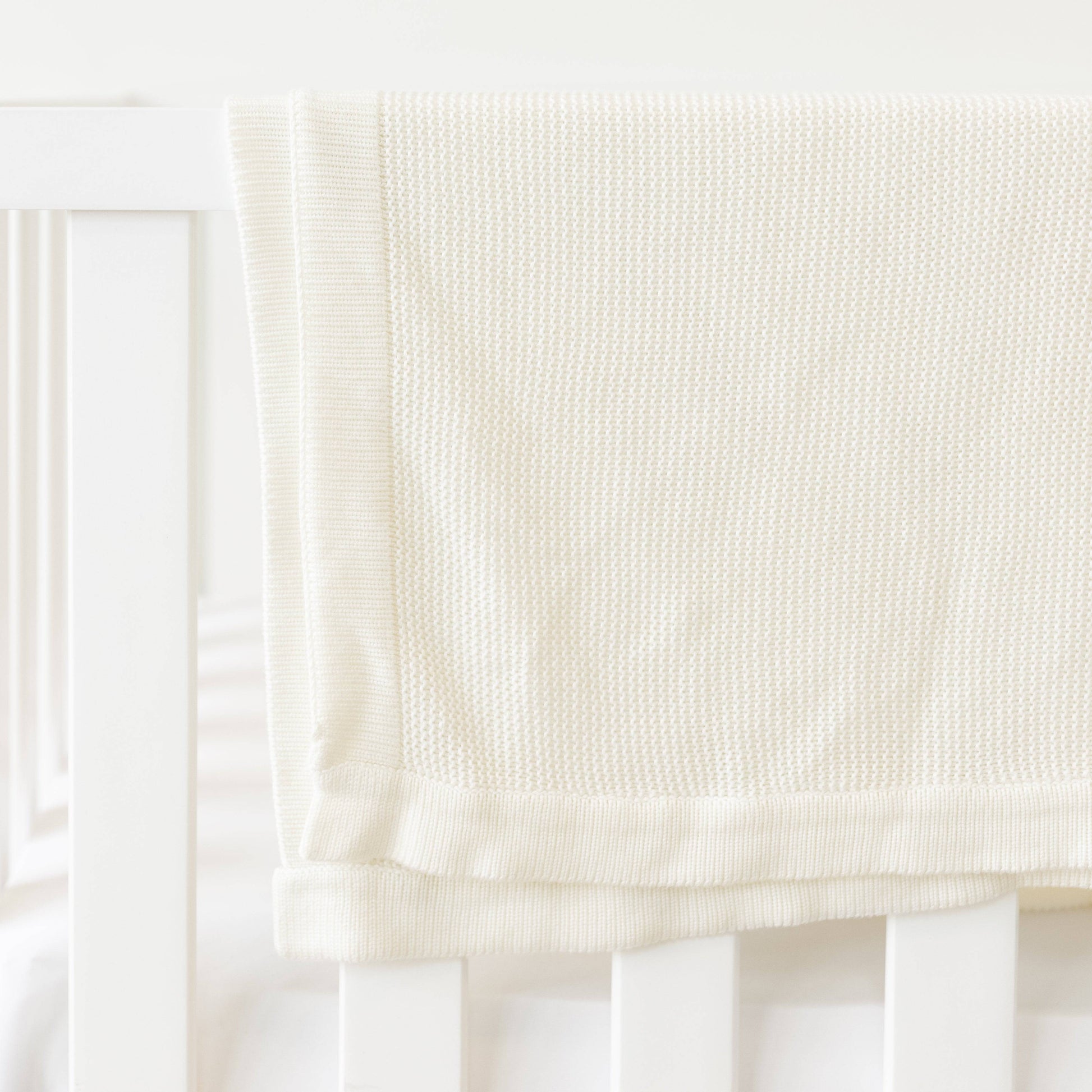 Cloud Knit Bamboo Baby Blanket - Quahog Bay Bedding