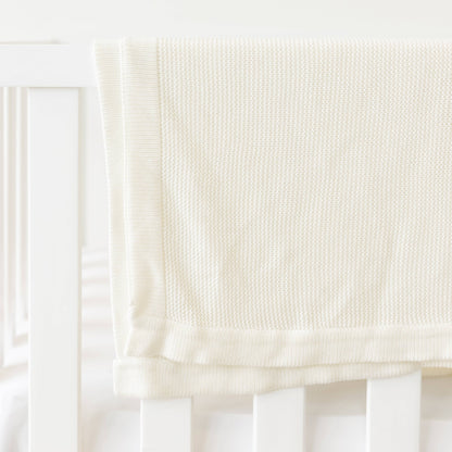 Cloud Knit Bamboo Baby Blanket - Quahog Bay Bedding