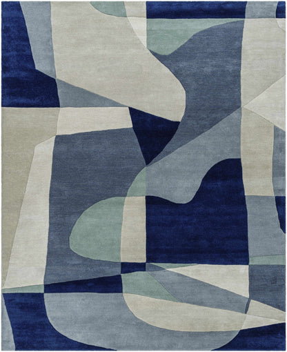 Crawfordsville Modern Wool Rug - Quahog Bay Bedding