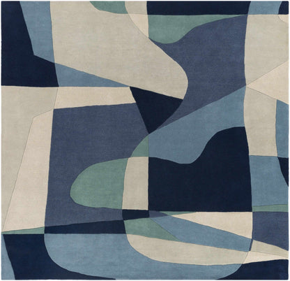Crawfordsville Modern Wool Rug - Quahog Bay Bedding