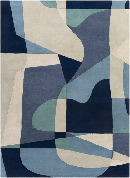 Crawfordsville Modern Wool Rug - Quahog Bay Bedding