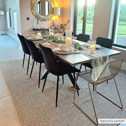 Cream Braided Faux Jute Rug - Quahog Bay Bedding