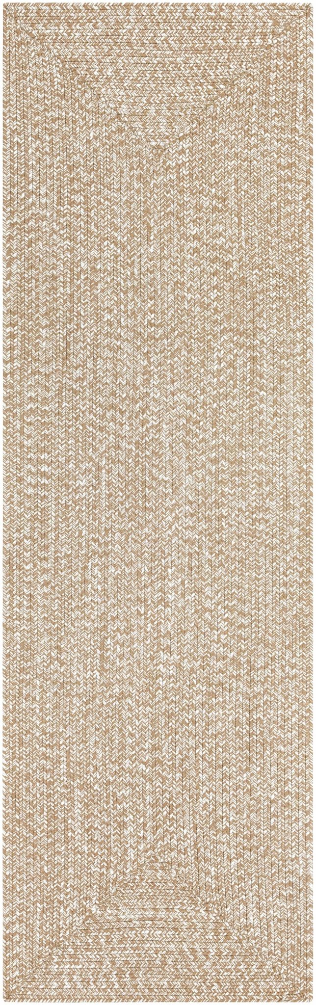 Cream Braided Faux Jute Rug - Quahog Bay Bedding