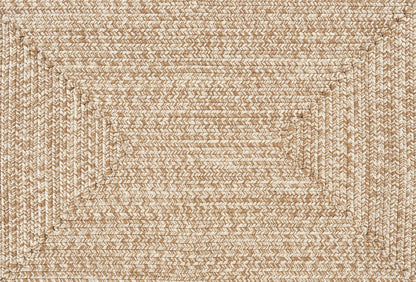 Cream Braided Faux Jute Rug - Quahog Bay Bedding