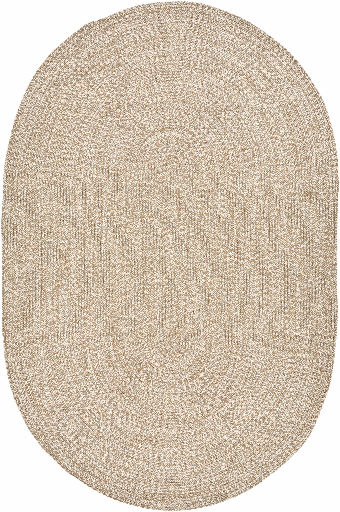 Cream Braided Faux Jute Rug - Quahog Bay Bedding