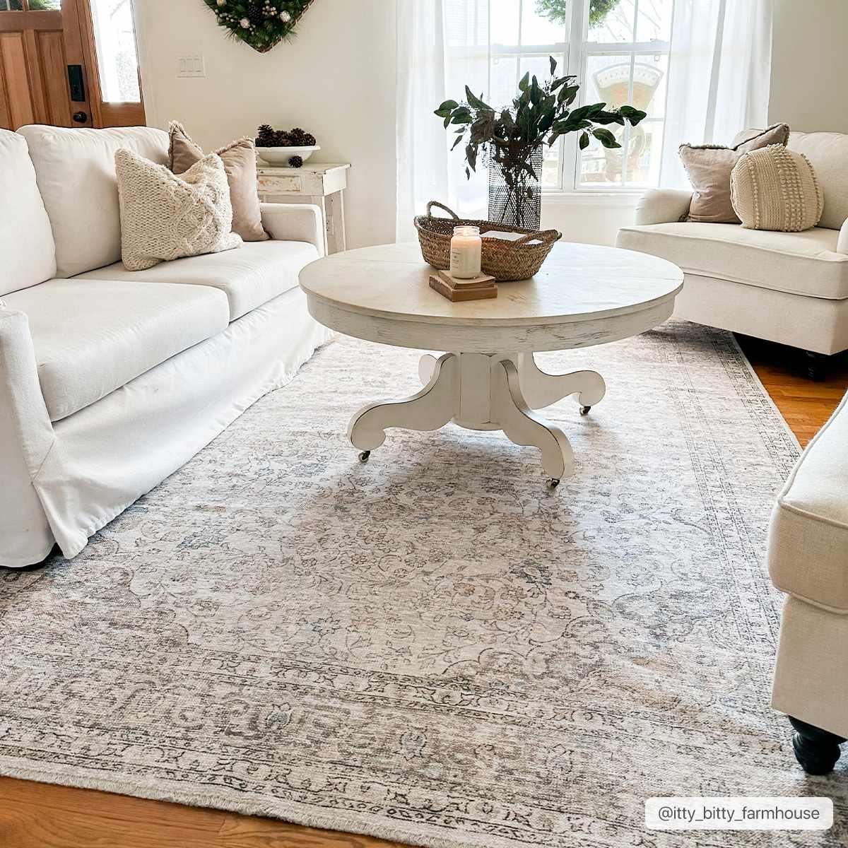 Cream Holi - 2301 Washable Area Rug - Quahog Bay Bedding