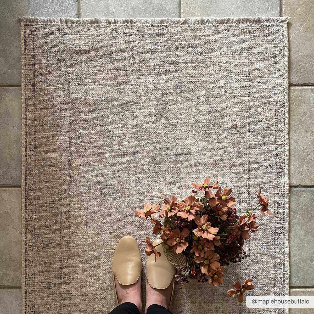 Cream Holi - 2301 Washable Area Rug - Quahog Bay Bedding