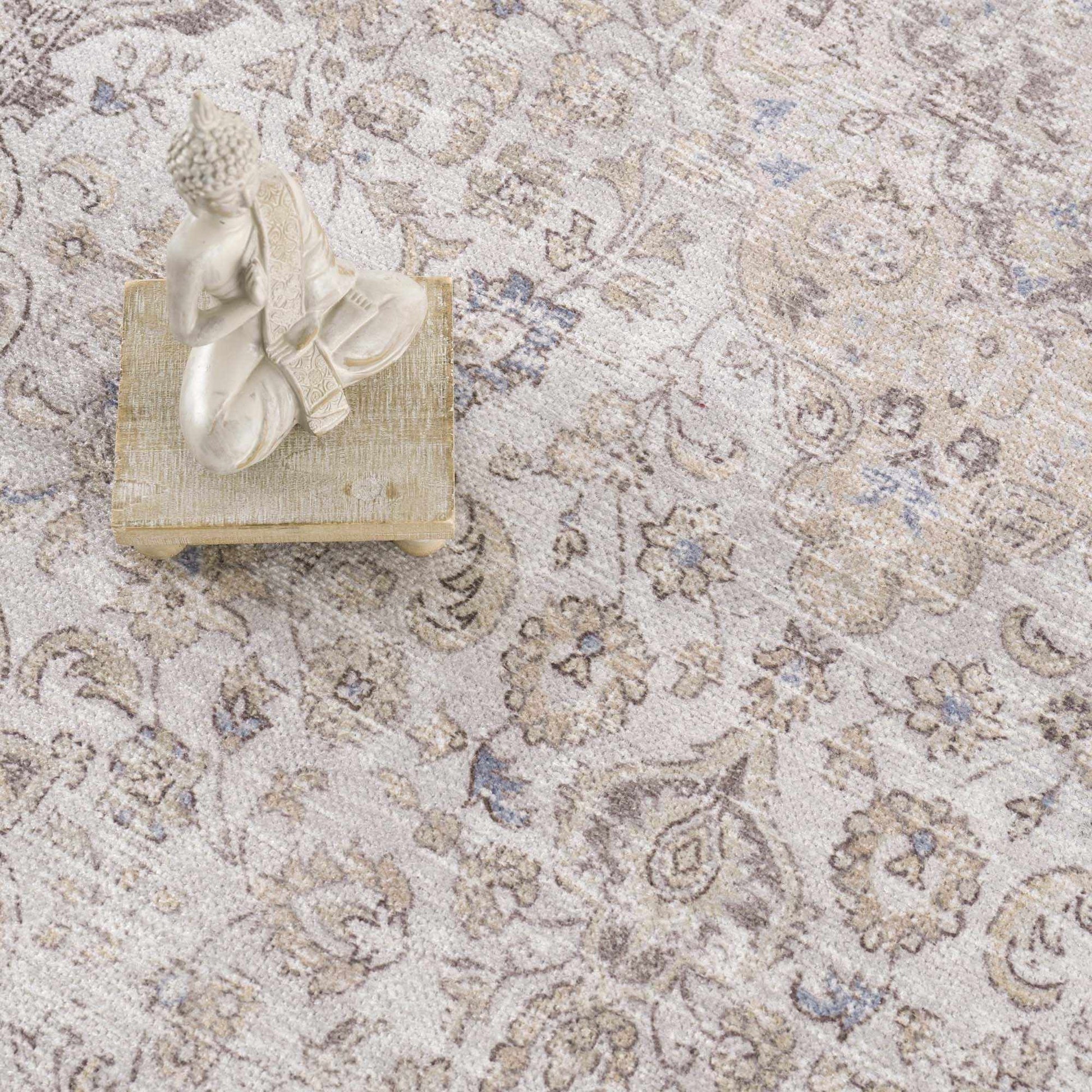 Cream Holi - 2301 Washable Area Rug - Quahog Bay Bedding