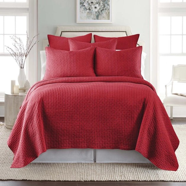 Cross Stitch 100% Cotton Quilt Set - Quahog Bay Bedding