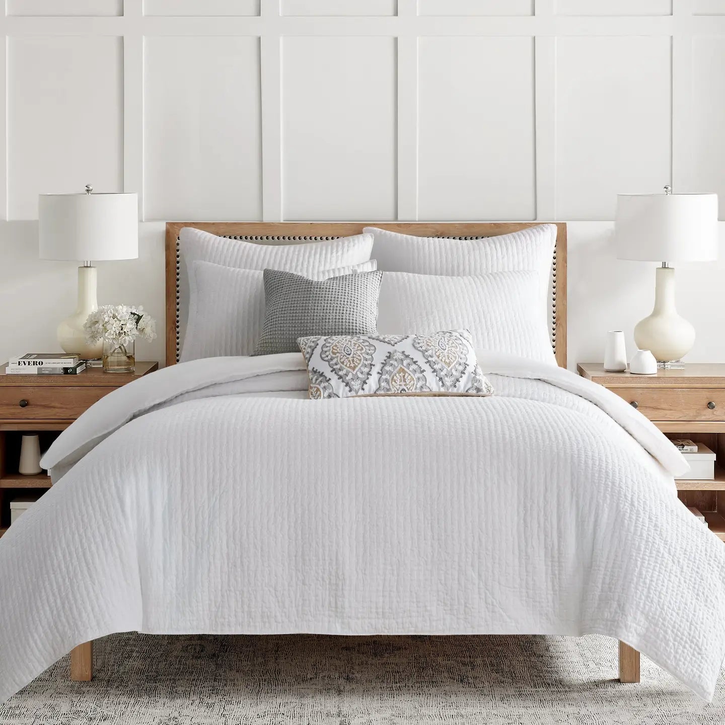 Cross Stitch Comforter Set - Quahog Bay Bedding