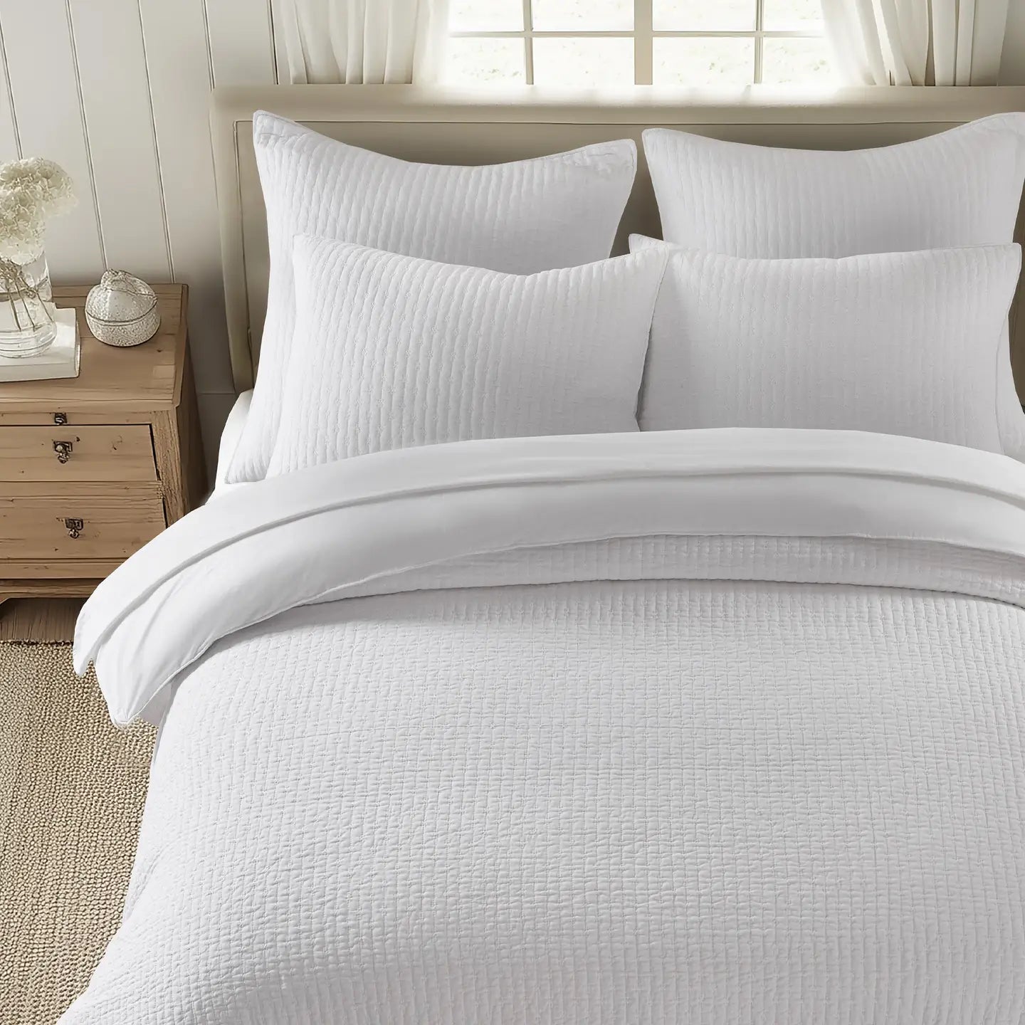 Cross Stitch Comforter Set - Quahog Bay Bedding