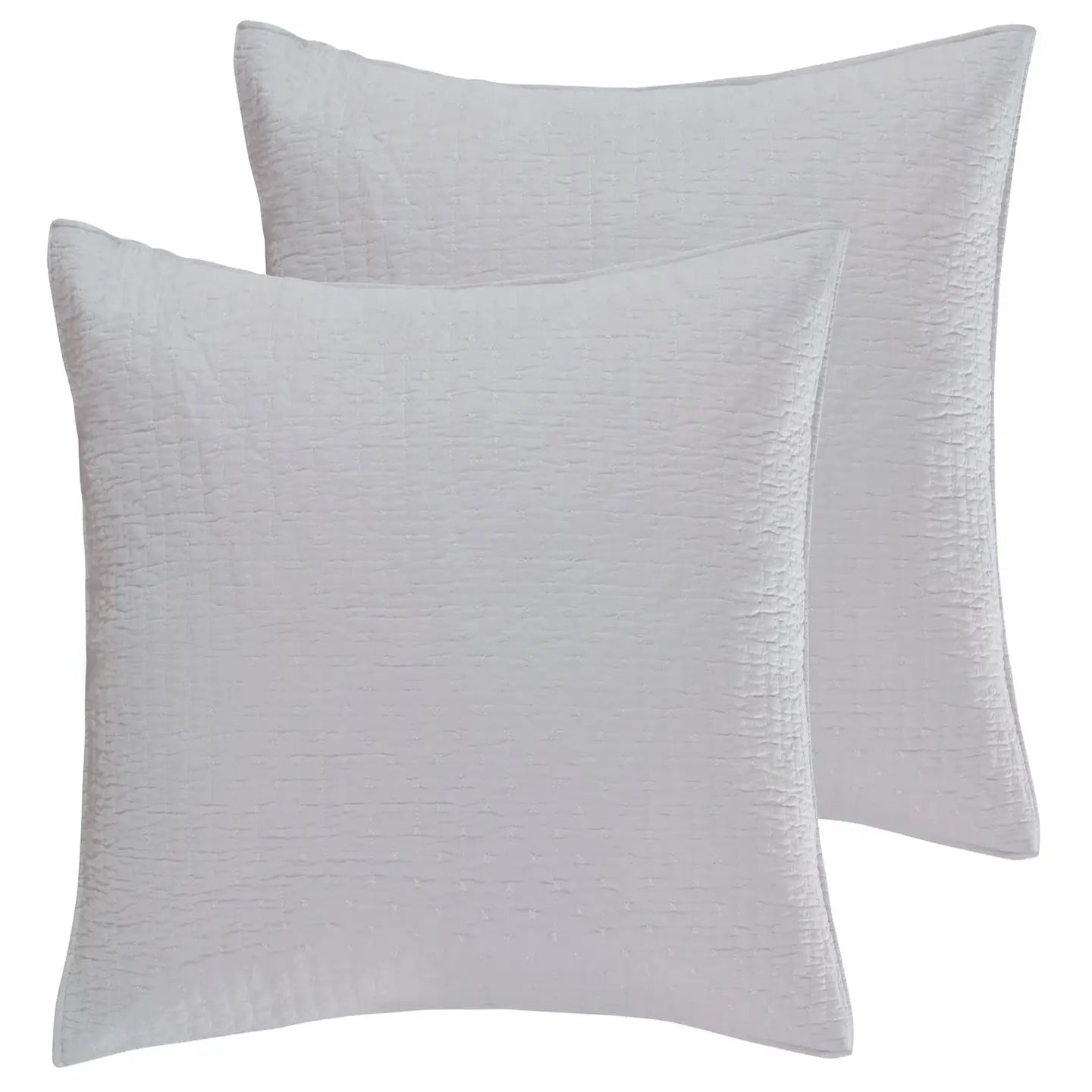 Cross Stitch Euro Sham Set of 2 - Quahog Bay Bedding