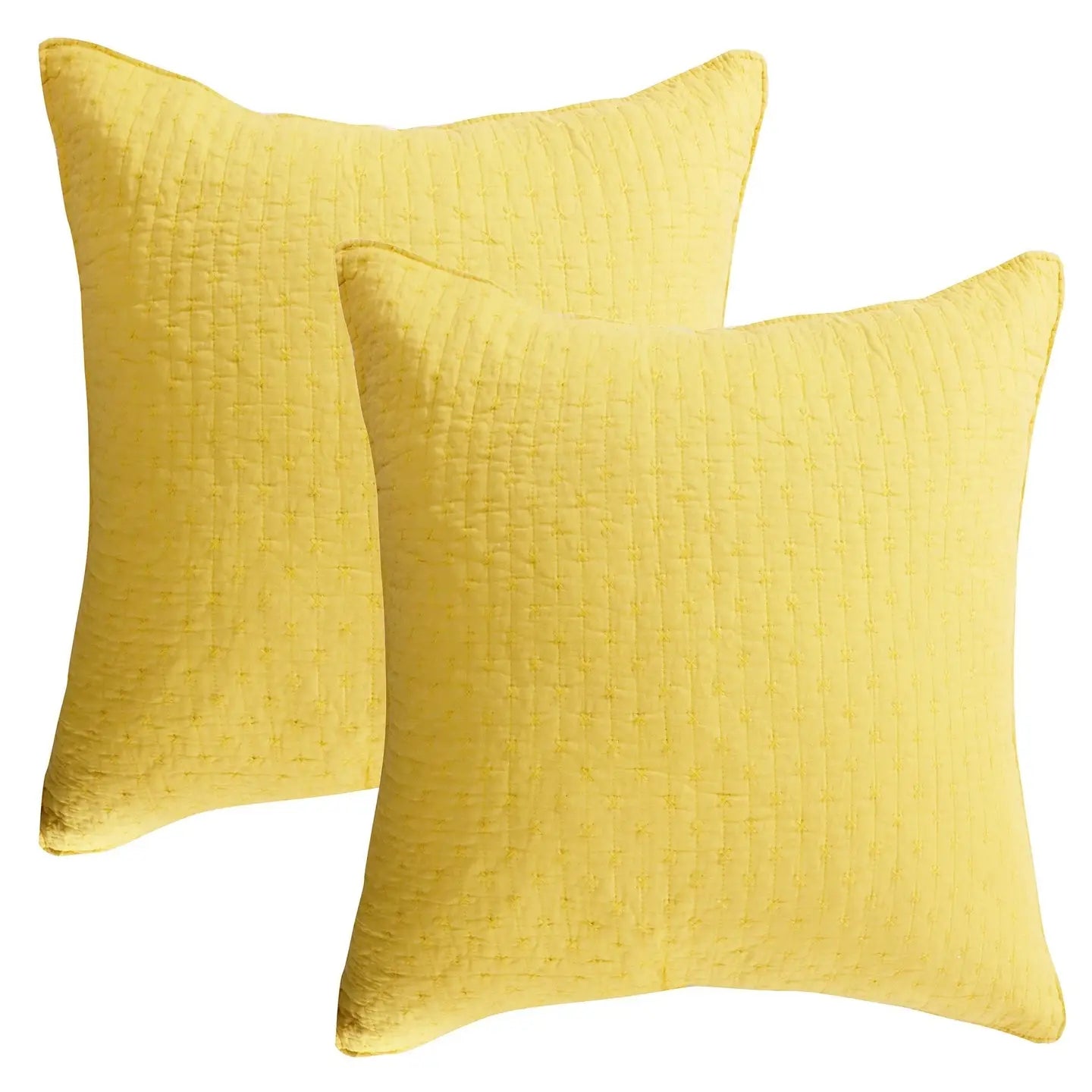 Cross Stitch Euro Sham Set of 2 - Quahog Bay Bedding