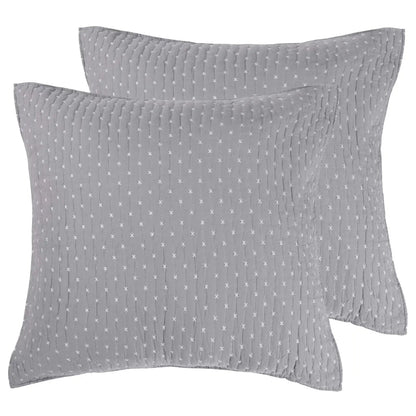 Cross Stitch Euro Sham Set of 2 - Quahog Bay Bedding