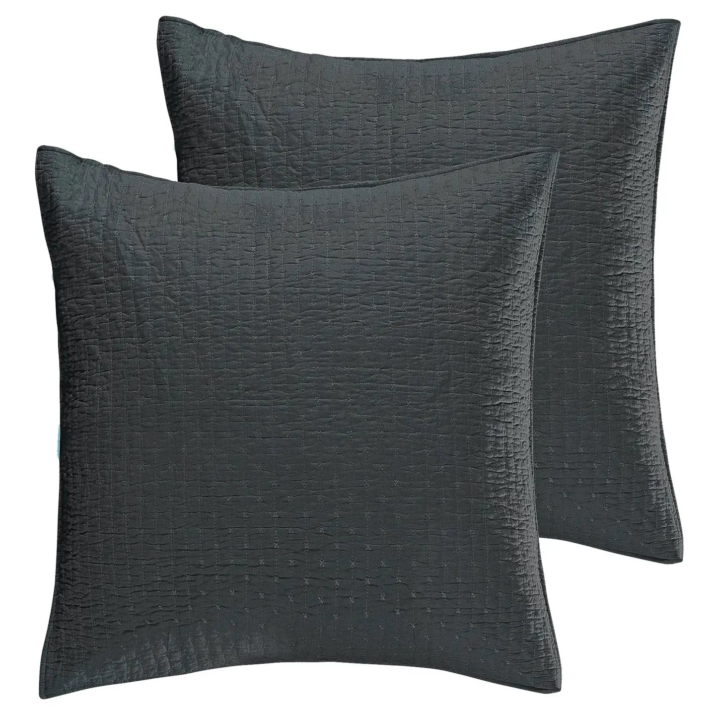 Cross Stitch Euro Sham Set of 2 - Quahog Bay Bedding