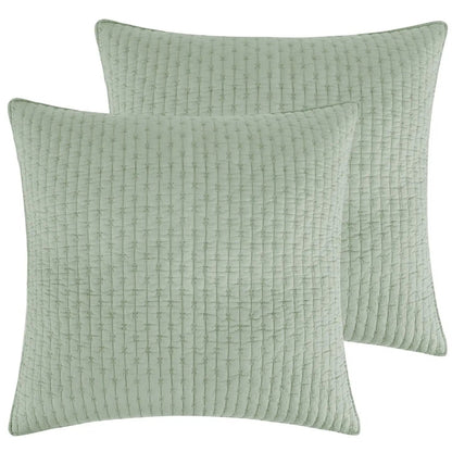 Cross Stitch Euro Sham Set of 2 - Quahog Bay Bedding