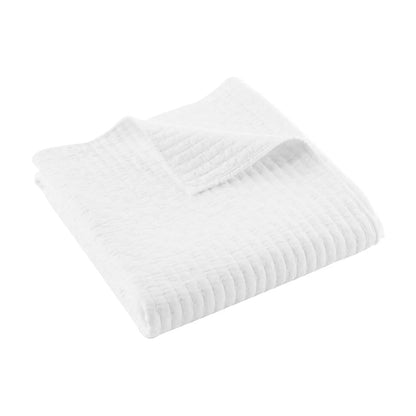 Cross Stitch Quilted Throw - Quahog Bay Bedding