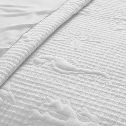 Cross Stitch Sea Quilt Set - Quahog Bay Bedding