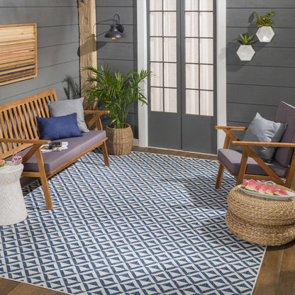 Cumby Denim Outdoor Area Carpet - Quahog Bay Bedding