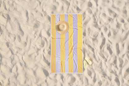 Dan River 2 - 4 Pack Cabana Stripe Beach Towel Set - Quahog Bay Bedding