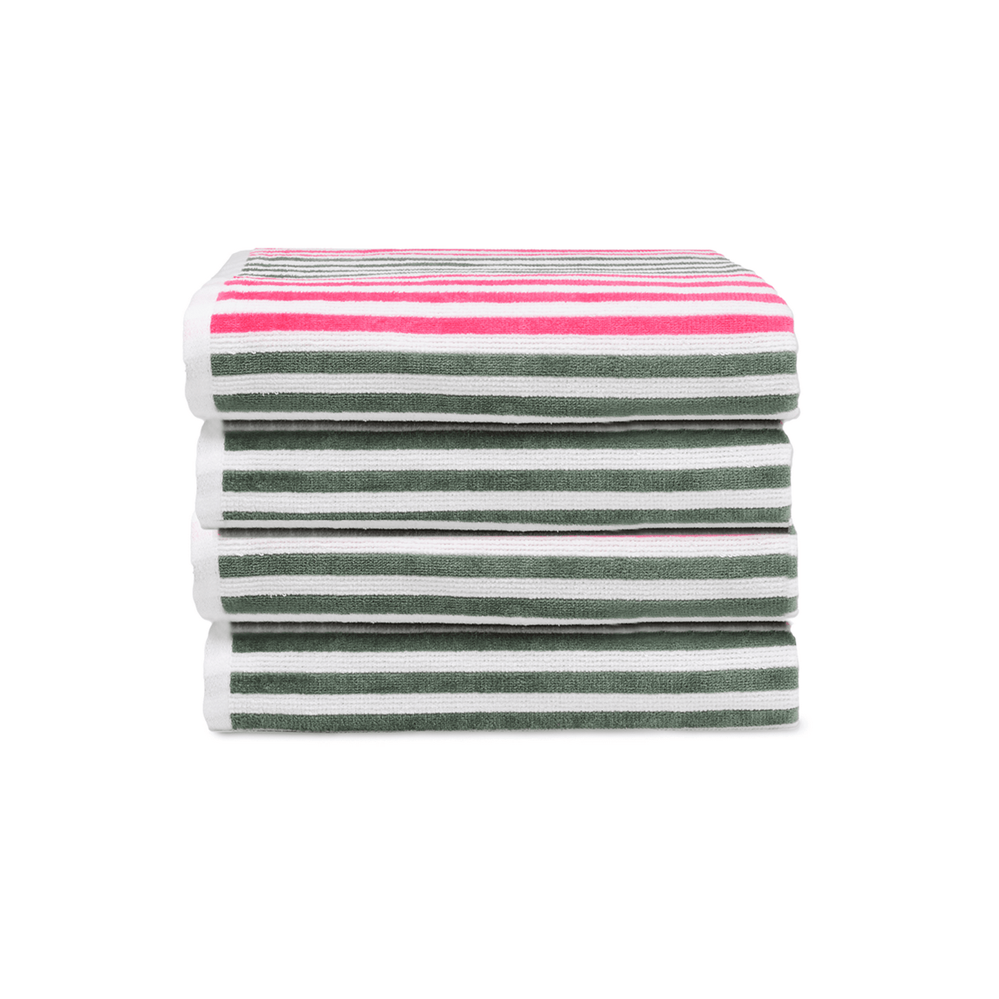 Dan River 2 - 4 Pack Cabana Stripe Beach Towel Set - Quahog Bay Bedding