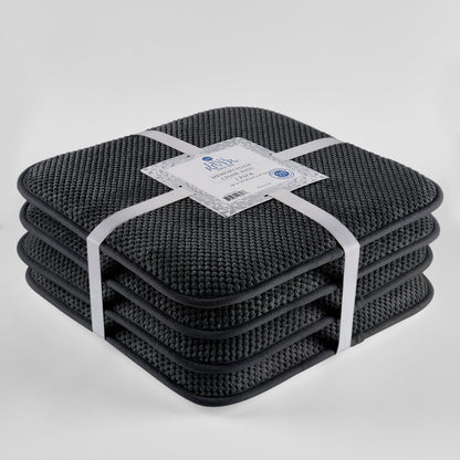 Dan River 2 - 4 Pack Memory Foam Non - Slip 16x16'' Chair Cushion Pad - Quahog Bay Bedding