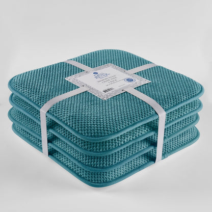 Dan River 2 - 4 Pack Memory Foam Non - Slip 16x16'' Chair Cushion Pad - Quahog Bay Bedding