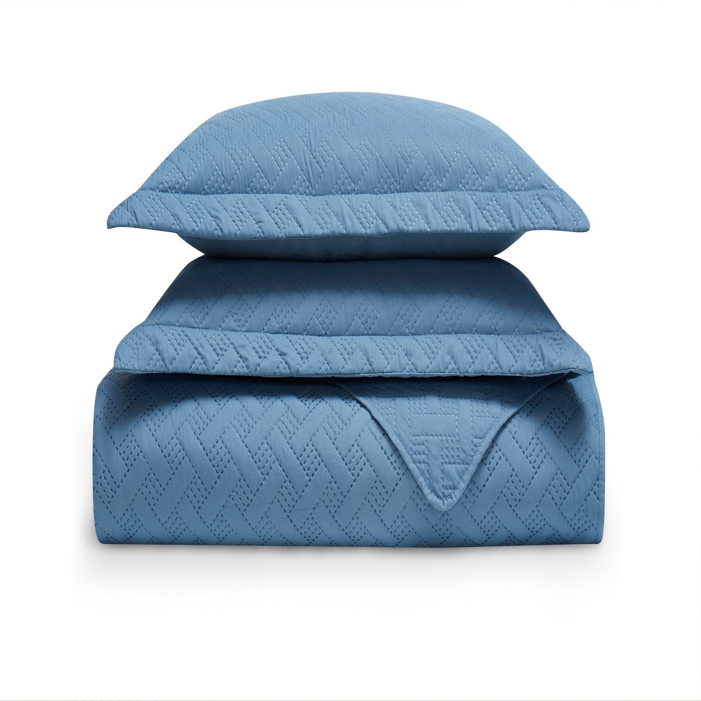 Dan River 3 - Piece Basket Pinsonic Quilt Set - Quahog Bay Bedding