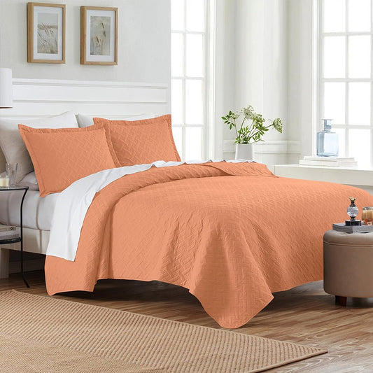 Dan River 3 - Piece Basket Pinsonic Quilt Set - Quahog Bay Bedding