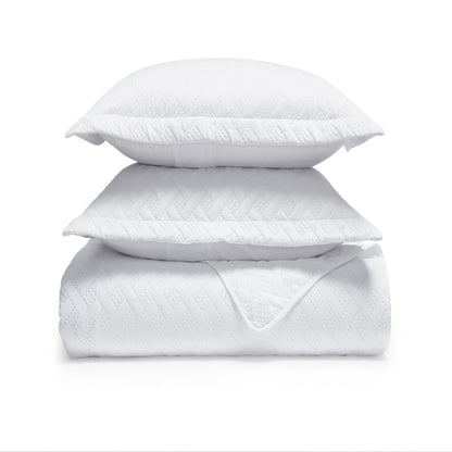 Dan River 3 - Piece Basket Pinsonic Quilt Set - Quahog Bay Bedding