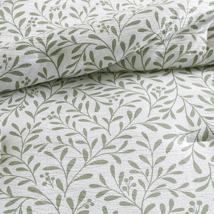 Darcy 5PC Scalloped Edge Comforter Set - Sage Green - Quahog Bay Bedding