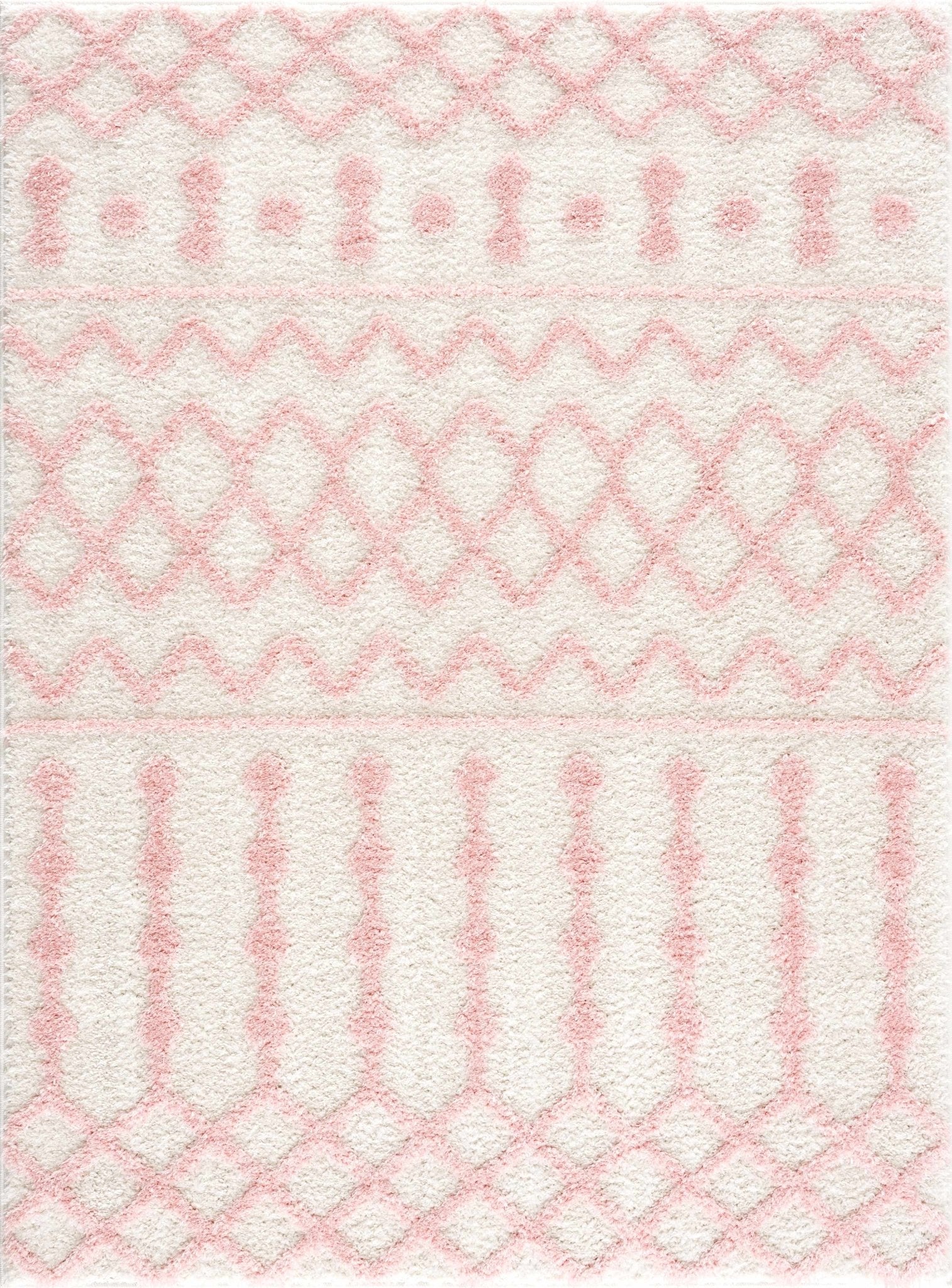 Darva Pink Plush Area Carpet - Quahog Bay Bedding