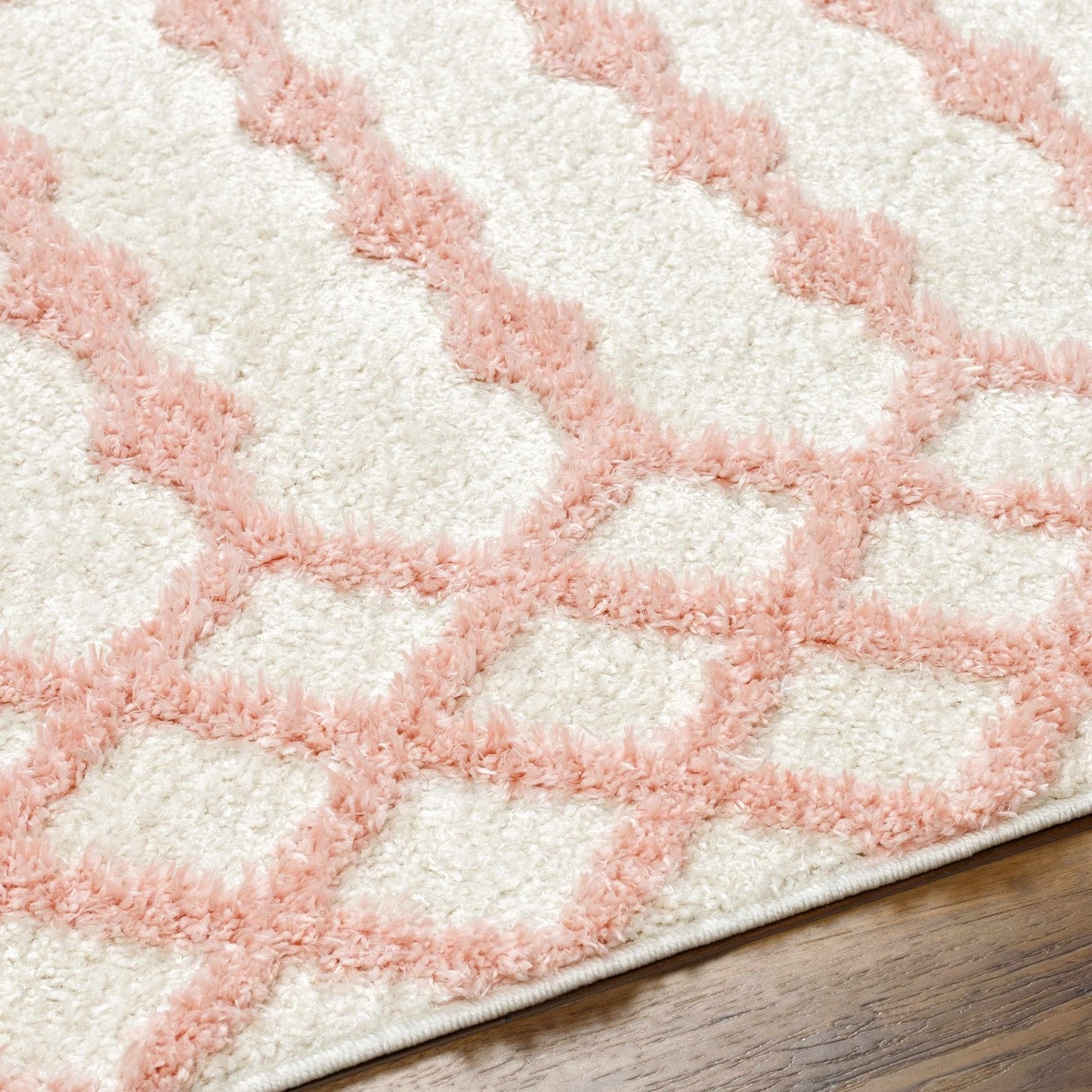 Darva Pink Plush Area Carpet - Quahog Bay Bedding