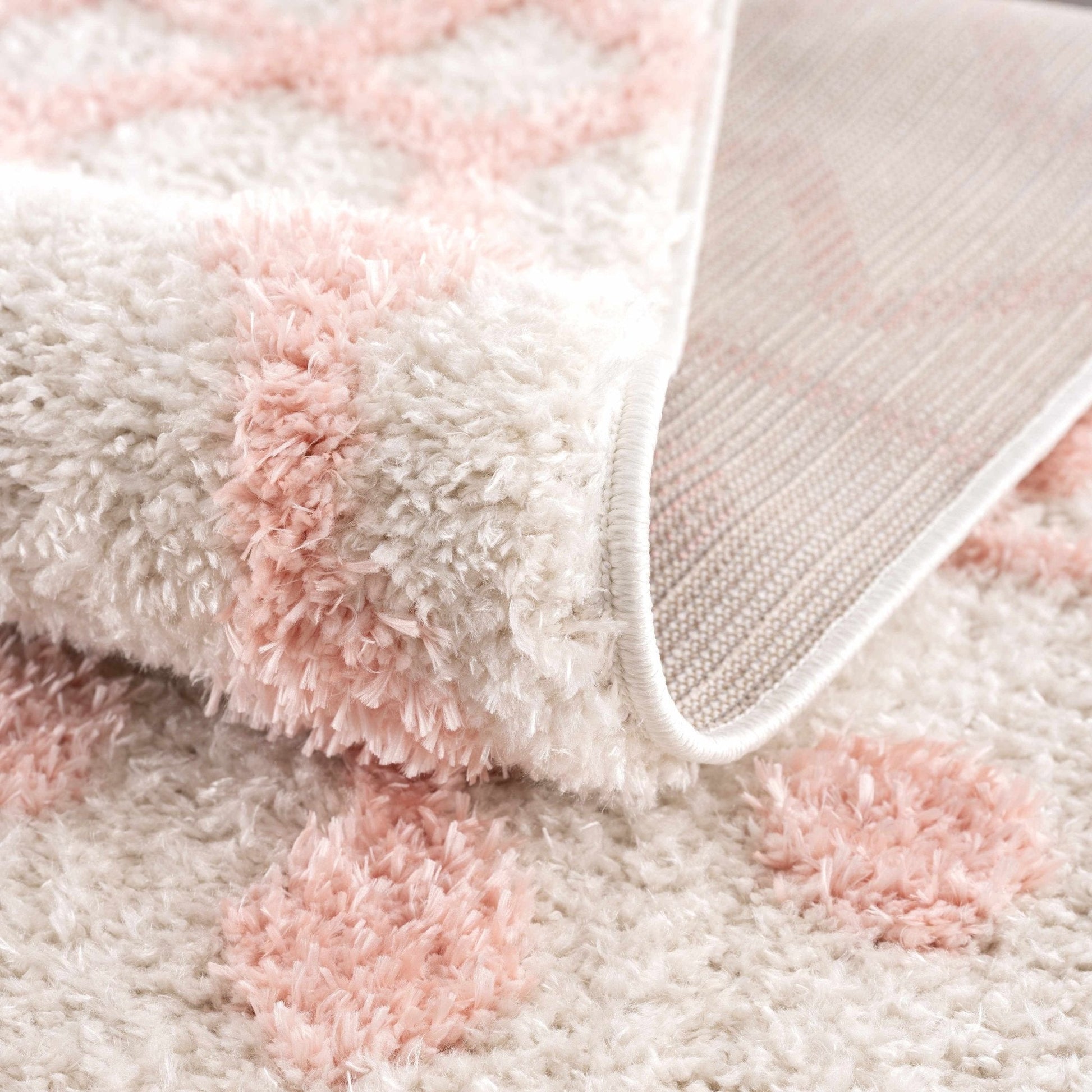 Darva Pink Plush Area Carpet - Quahog Bay Bedding