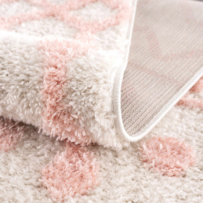 Darva Pink Plush Area Carpet - Quahog Bay Bedding