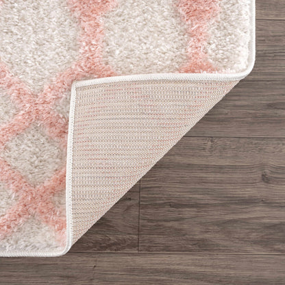 Darva Pink Plush Area Carpet - Quahog Bay Bedding