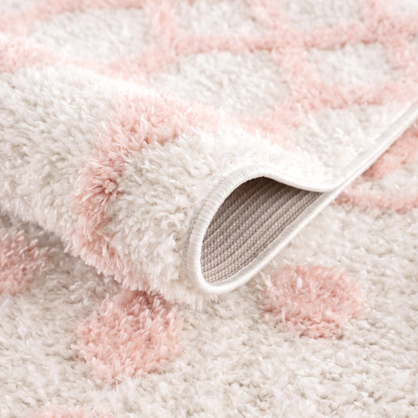 Darva Pink Plush Area Carpet - Quahog Bay Bedding