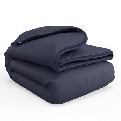 QuickZip New-Way Duvet Covers - 400TC 100% Cotton Percale