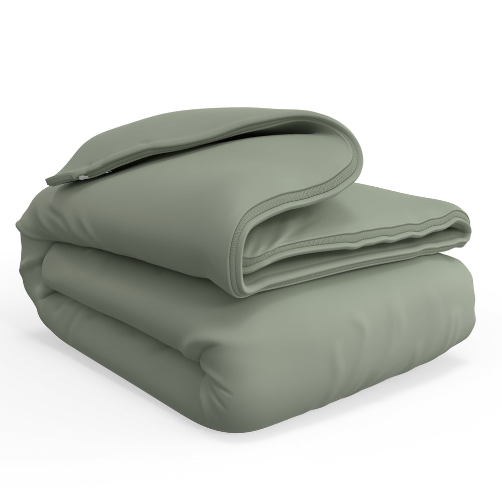 QuickZip New-Way Duvet Covers - Percale