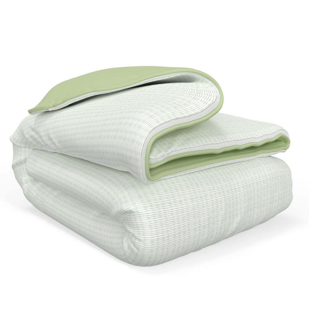 QuickZip New-Way Duvet Covers - Percale