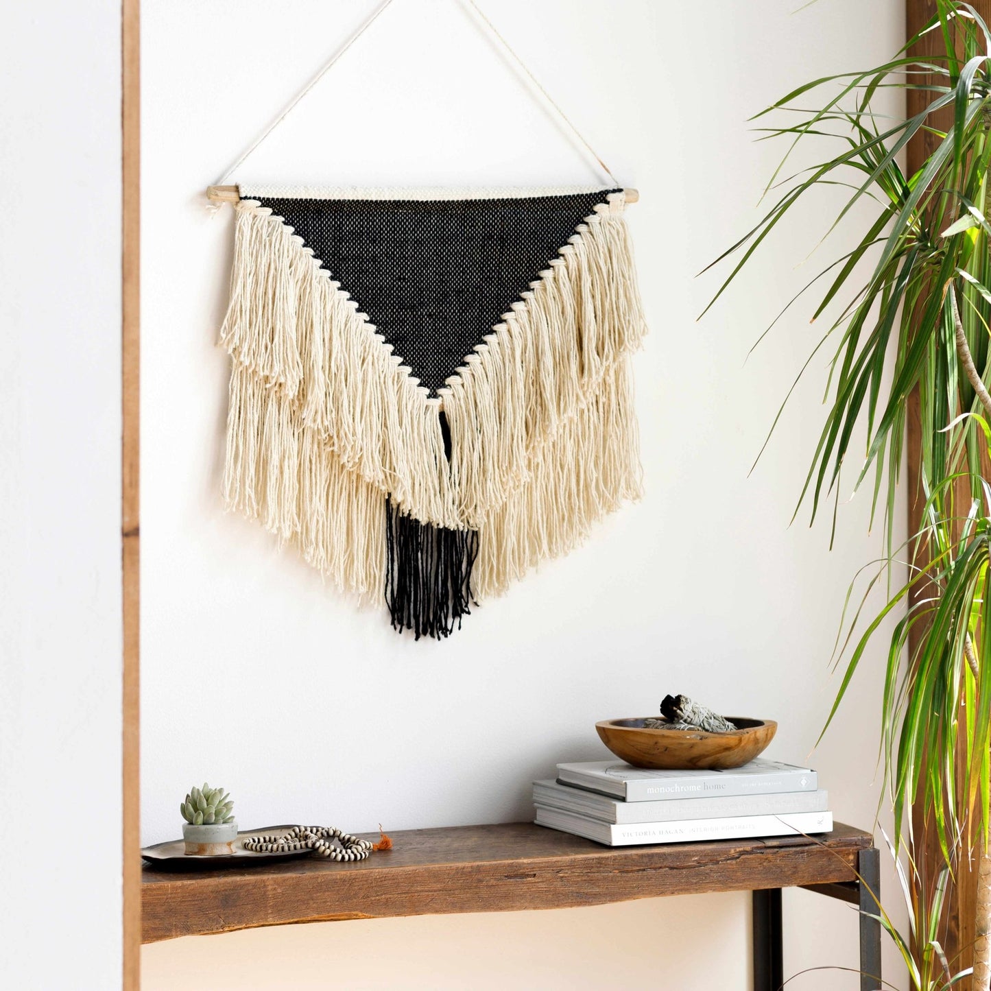 Dingus Jute and Wood Wall Hanging - Quahog Bay Bedding