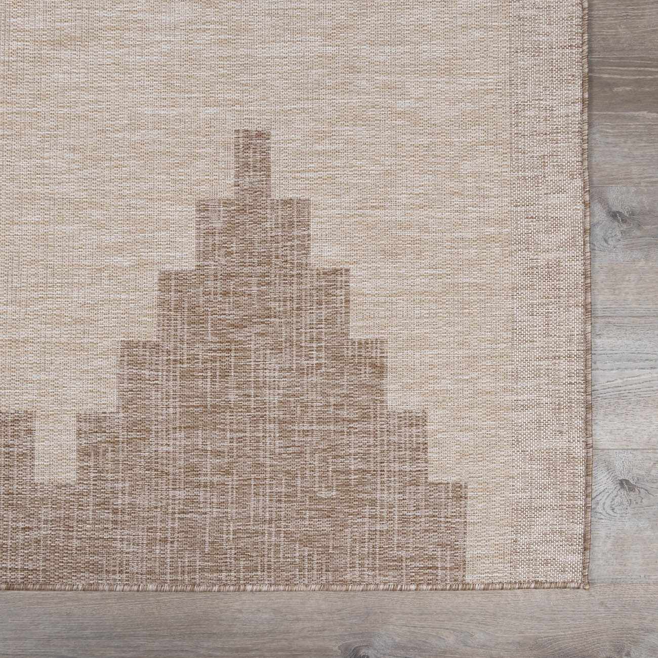 Djugun Beige Indoor & Outdoor Rug - Quahog Bay Bedding