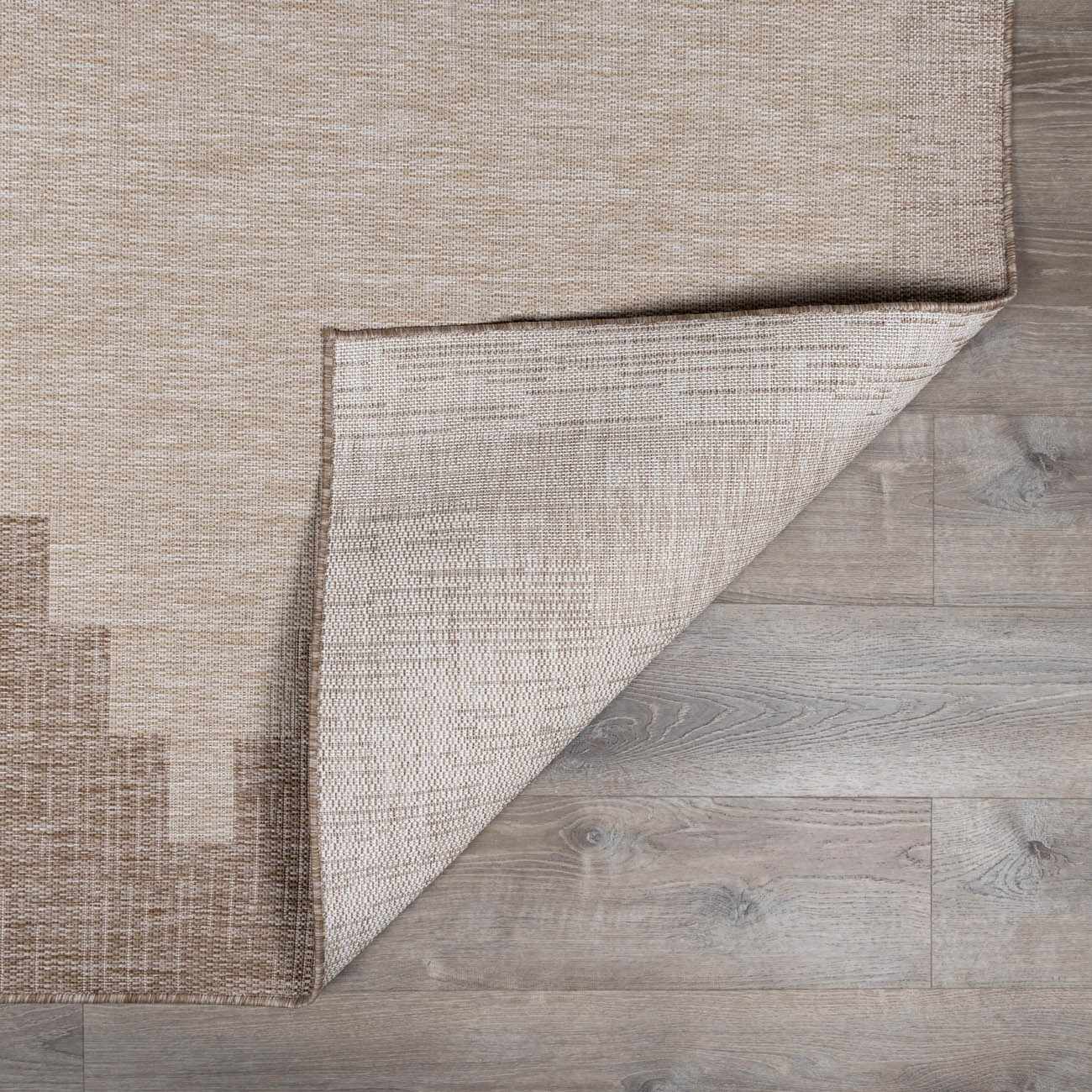 Djugun Beige Indoor & Outdoor Rug - Quahog Bay Bedding