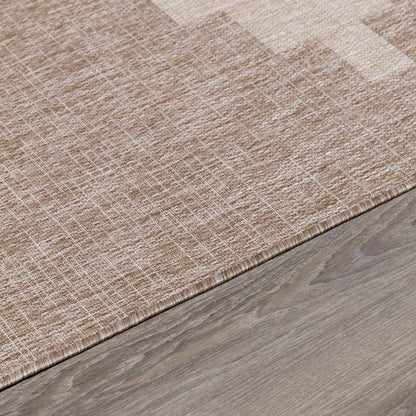 Djugun Beige Indoor & Outdoor Rug - Quahog Bay Bedding