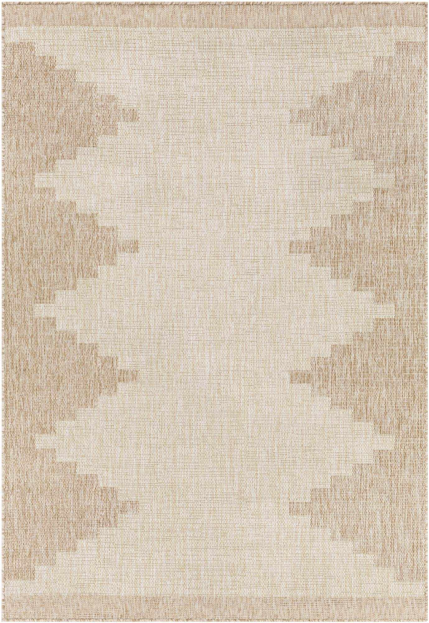 Djugun Beige Indoor & Outdoor Rug - Quahog Bay Bedding