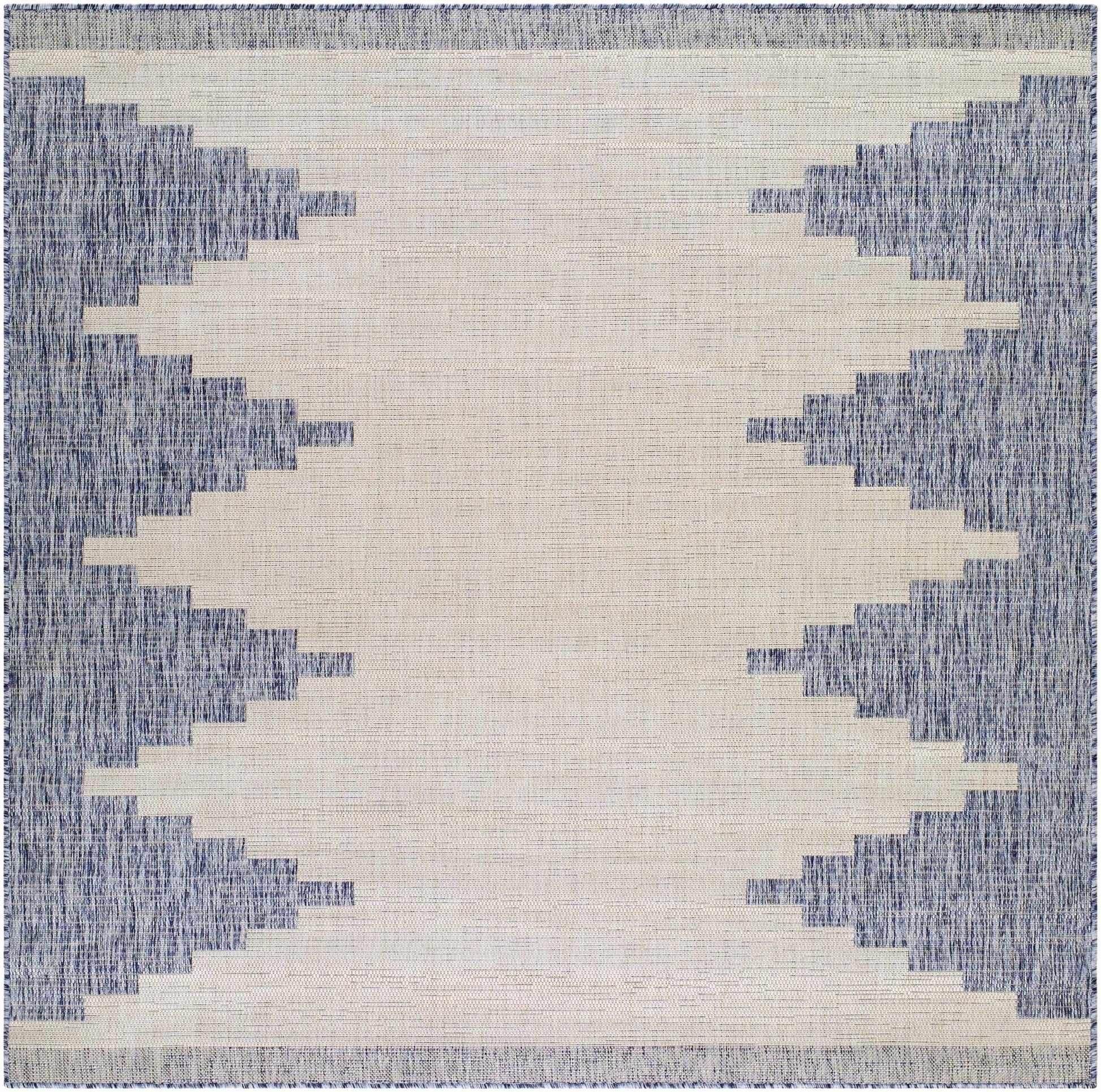 Djugun Blue Outdoor Rug - Quahog Bay Bedding